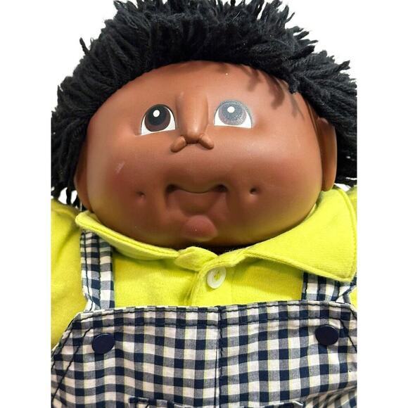Vintage Cabbage Patch Doll African American 1980s 1984 MN Thomas With Clothes - Picture 3 of 9